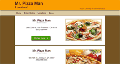 Desktop Screenshot of mrpizzamansf.com